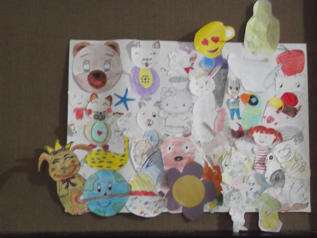jonge student in de ‘sluis painting’ kunst klas