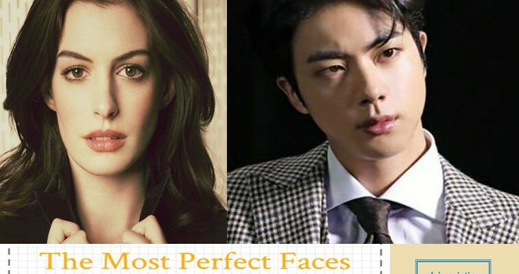 Kim Seokjin and Anne Hathaway are THE WORLD’S MOST PERFECT MALE AND FEMALE FACE
